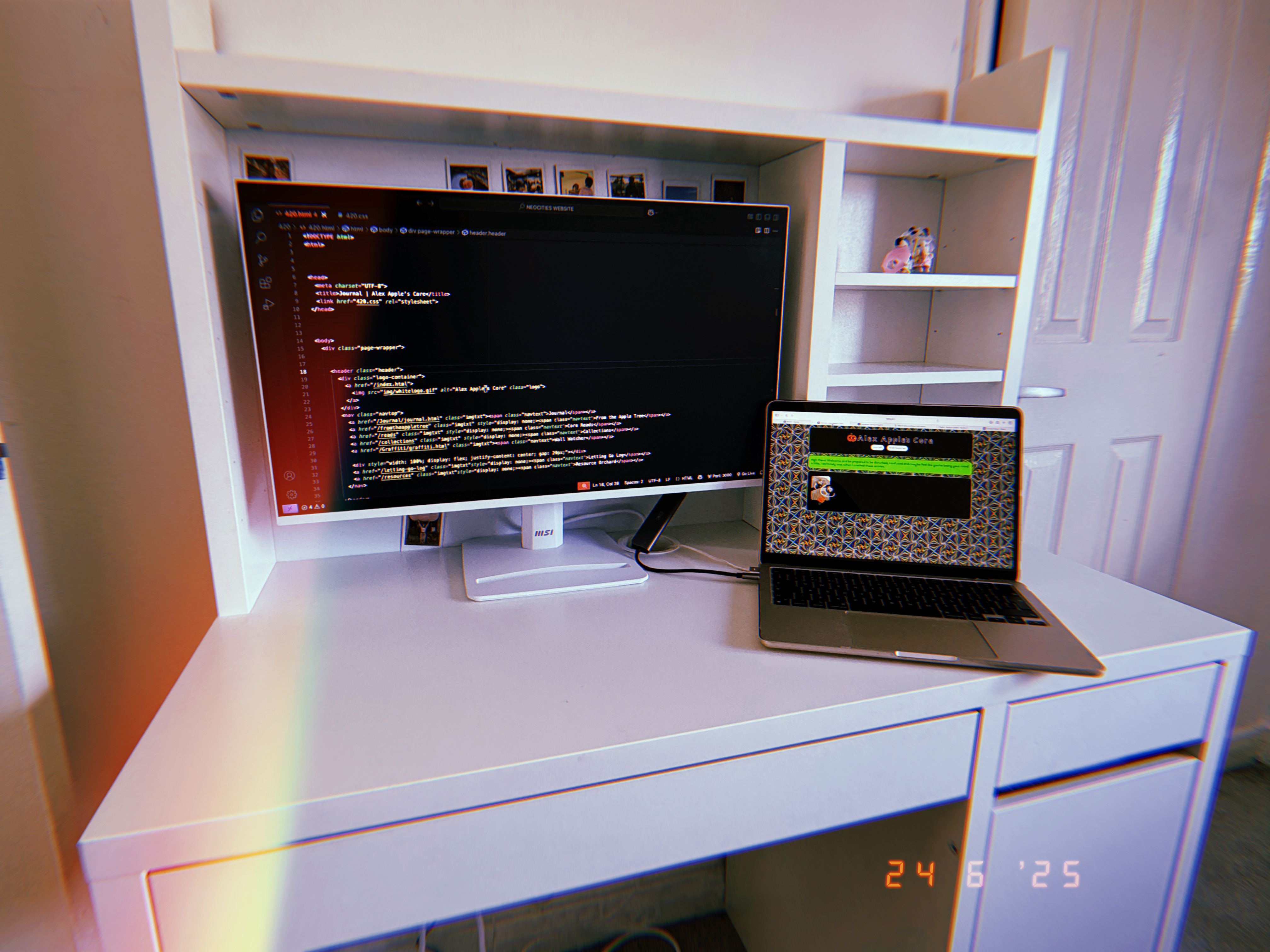 my desk