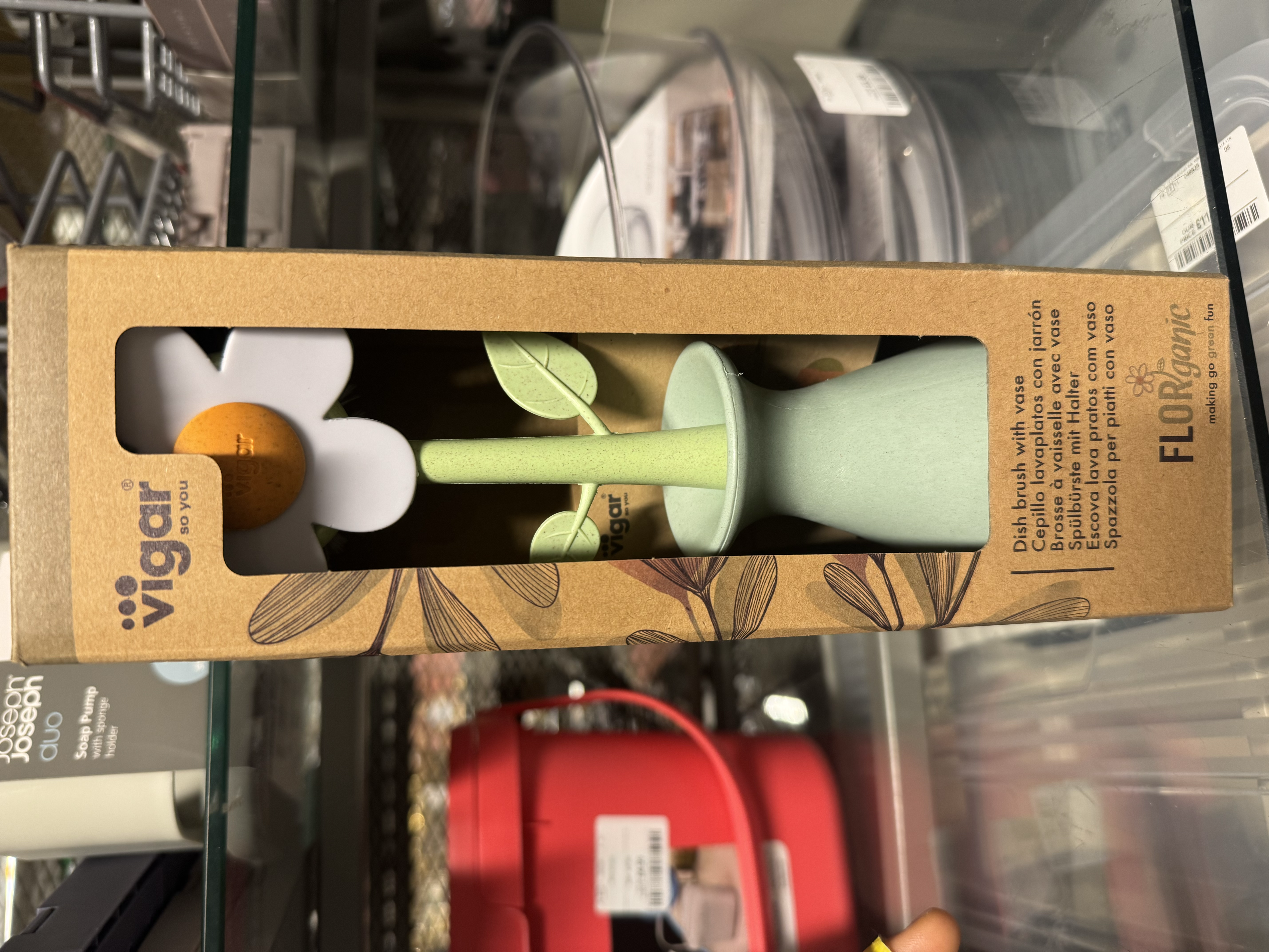 flower shaped dish scrubber